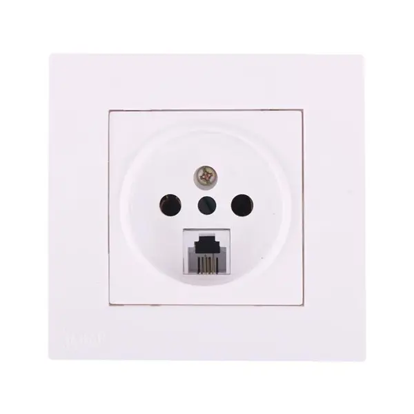 پریز تلفن جهان الکتریک مدل کریستال کد JEC5011 - 5