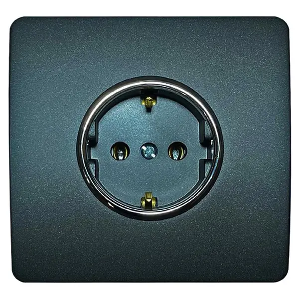 پریز برق صنایع آسیا الکتریک مدل MSH-SLV - 2
