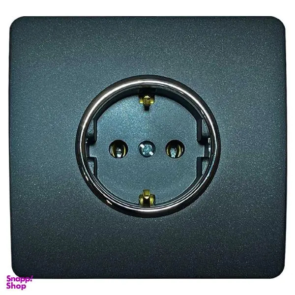 پریز برق صنایع آسیا الکتریک مدل MSH-SLV - 4
