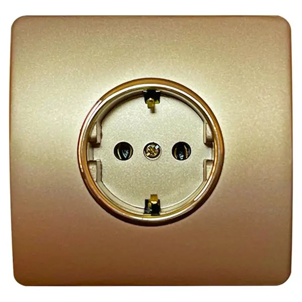 پریز برق ارت دار صنایع آسیا الکتریک مدل NGH-SLV - 5