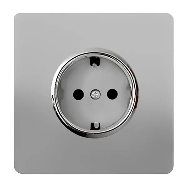 پریز برق ارت دار صنایع آسیا الکتریک مدل NGH-SLV - 4