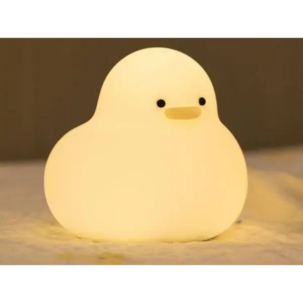 چراغ خواب فانتزی رومیزی قابل شارژ Tuantuan minimalist cute duck cartoon bedroom lamp - 2