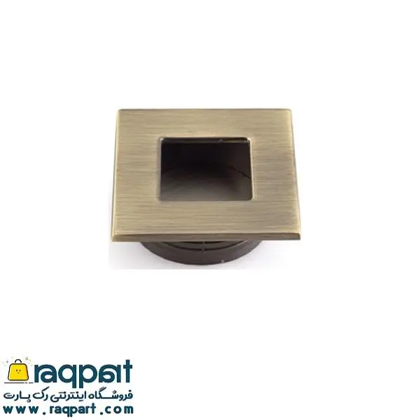 دستگیره کابینت توکار پلاستیکی براق گرد بزرگ بهسازان - 5