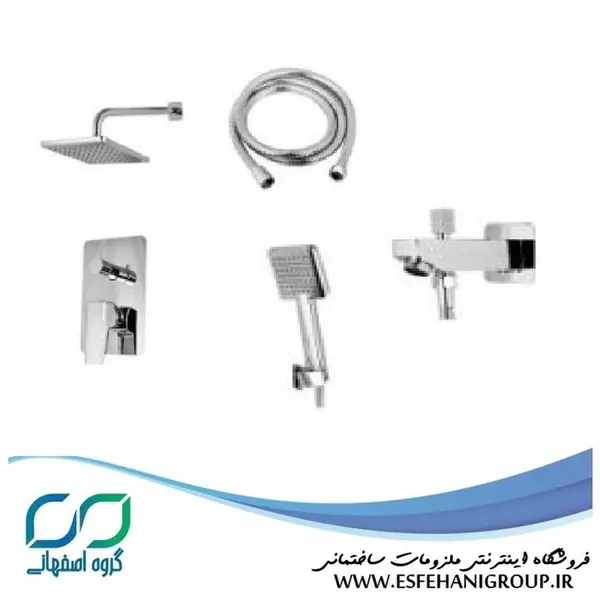 شیر حمام توکار کسری مدل دامون تیپ ۴  - 2