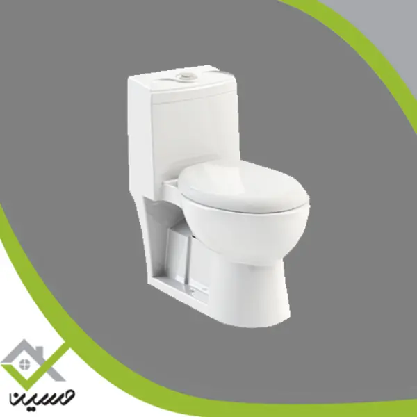 توالت فرنگی چینی کرد مدل لوئیزا - 3