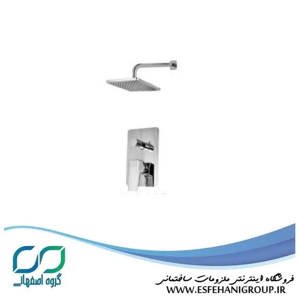 شیر حمام توکار کسری مدل دامون تیپ ۱  - 3