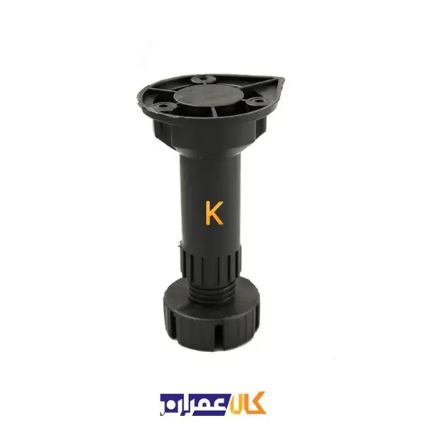 پایه کابینت پلاستیکی مشکی 14 سانت طرح درنا - 3