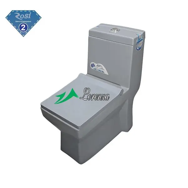 توالت فرنگی رسی طوسی  مدل لاریسا درجه1 ROSI - 6