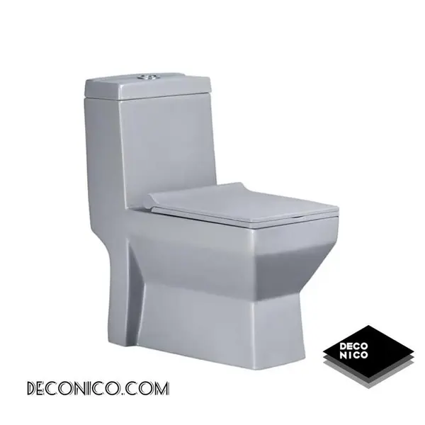 توالت فرنگی رسی طوسی  مدل لاریسا درجه1 ROSI - 2