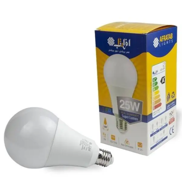 لامپ حبابی 25 وات افراتاب مدل AF-A95-25W - 5