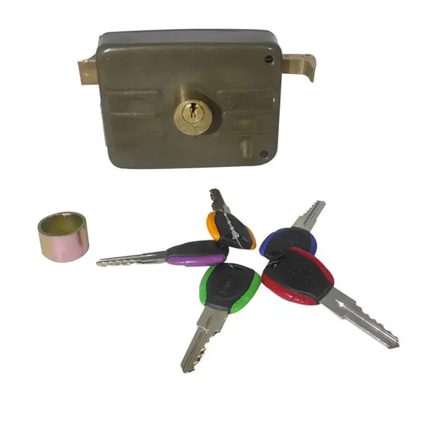 قفل حیاطی ایساتیس مدل کلید دوشیار کد 2shiar مجموعه 4 عددی - 2