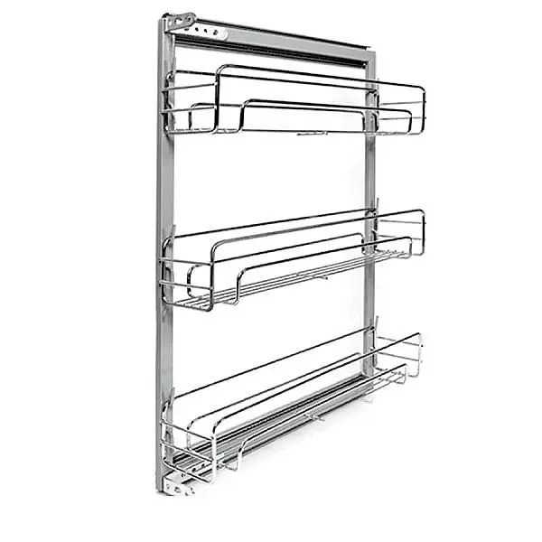 سبد سوپری کابینت  مدل ریل بغل 3طبقه unit15 - 2