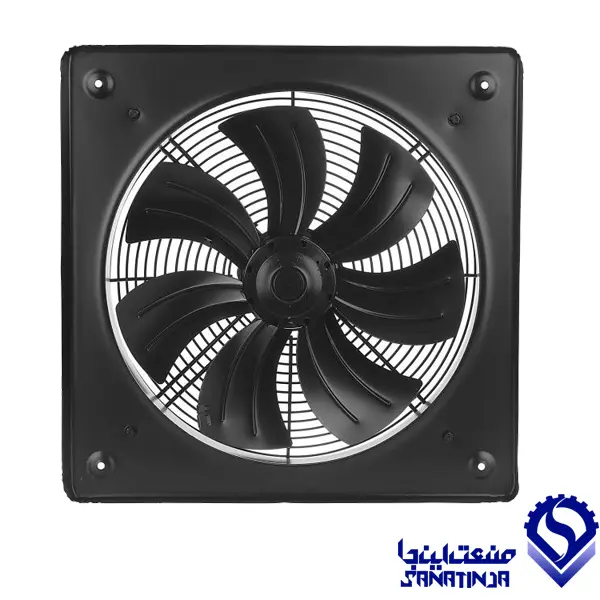 هواکش ایلکا 45 سانتیمتر سه فاز دمنده (با قاب) VIK-45T4T - 4