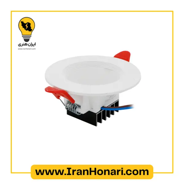 چراغ سولاریس 5 وات دایره ای برند پارس شعاع توس - 5