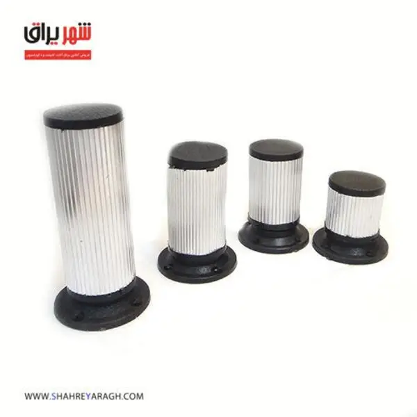 پایه 6 سانت شیاردار گرد - 2