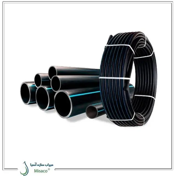 لوله پلی اتیلن 75 میلیمتر ( 2.1/2 اینچ ) 10 بار گرید A مواد PE100 خالص - 2