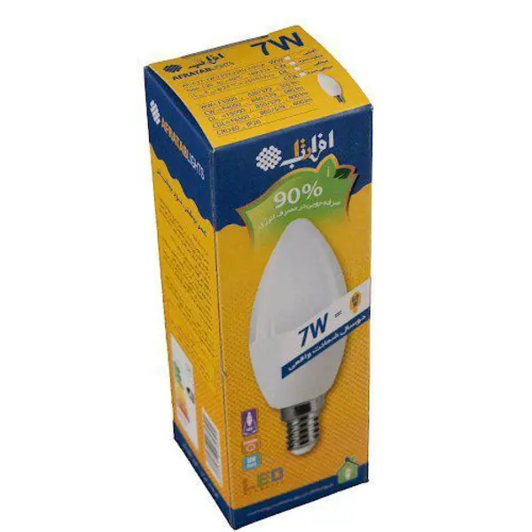 لامپ ال ای دی 7وات افراتاب شمعی مدل AF-C37-7W پایه E14 - 5