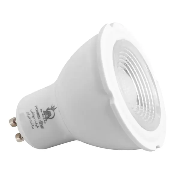 لامپ هالوژن 8 وات LED پایه استارتی GU10 کارامکس دور فلز 3 اینچ - 2