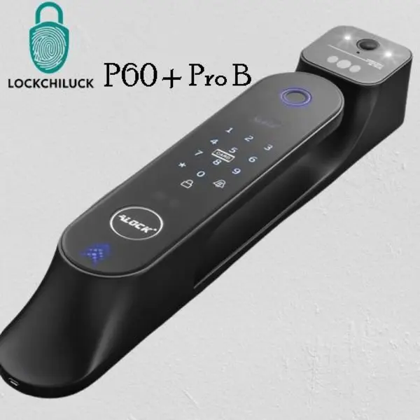 قفل اثر انگشتی دیجیتال و دستگیره تشخیص چهره ALOCK مدل P60  Pro B 2023 - 4