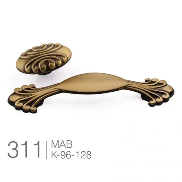 دستگیره کابینت کلاسیک زیتونی ملونی ML312 - 3