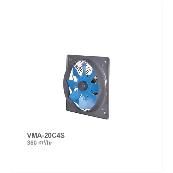 هواکش خانگی فلزی با پروانه فلزی دمنده سری VMA مدل VMA-20C4S - 5
