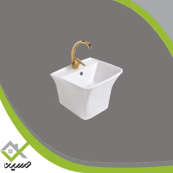 روشویی نیم پایه پارس سرام مدل تونی - 2