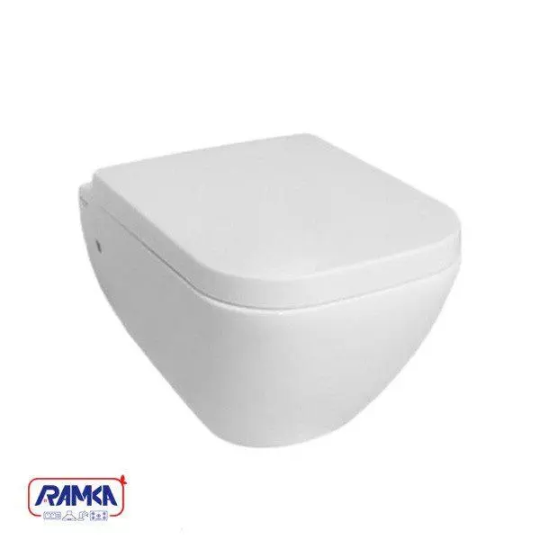 توالت فرنگی وال هنگ مروارید مدل کاپریس مشکی براق - 4