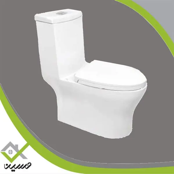 توالت فرنگی مروارید مدل  سانتا بیده سردوگرم - 3