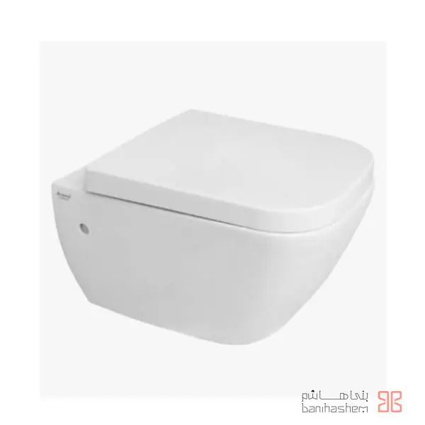 توالت فرنگی وال هنگ مروارید مدل کاپریس مشکی براق - 6
