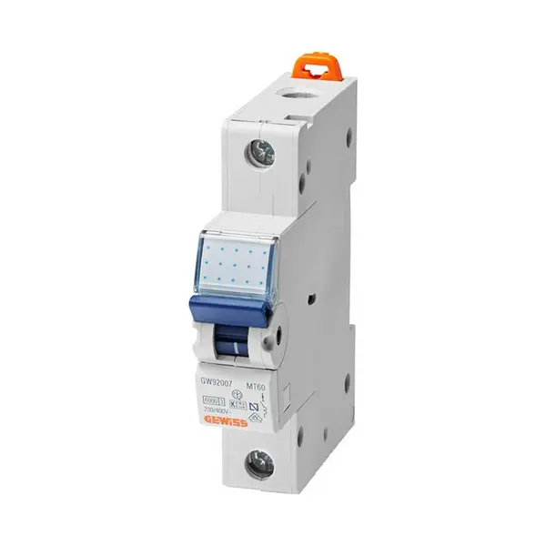 کلید مینیاتوری تک پل 10 آمپر گویس مدل 1P-C10-6K - 2