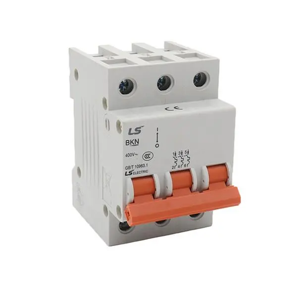 کلید مینیاتوری سه پل 10 آمپر ال اس مدل BKN-B10-6K-3P - 2
