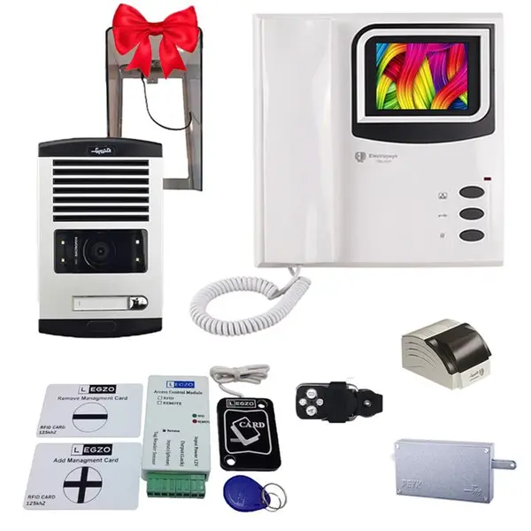 آیفون تصویری 1 واحدی الکتروپیک با پنل مدل  1086 و گوشی 1286 - 2