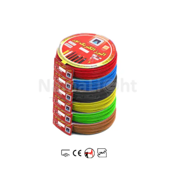 سیم برق افشان 1 در 2.5 البرز الکتریک نور مدل 125 کلاف 100 متری - 6