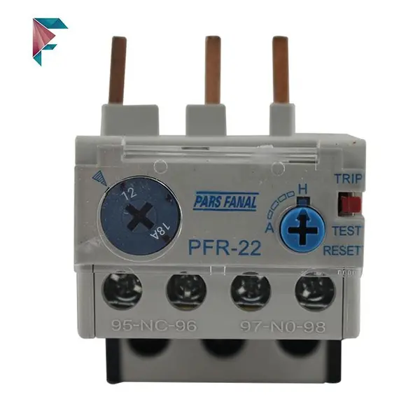 کنتاکتور پارس فانال، 12 آمپر، 5.5 کیلووات، بوبین 220 AC، مدل PFC-12 - 6