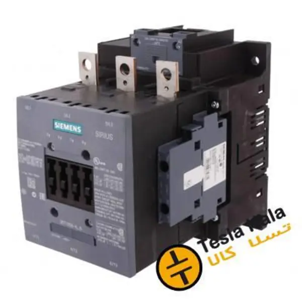 کنتاکتور قدرت، 225 آمپر، 110 کیلووات، بوبین 230VAC ،مدل SIEMENS 3RT1064-6AP36 - 2