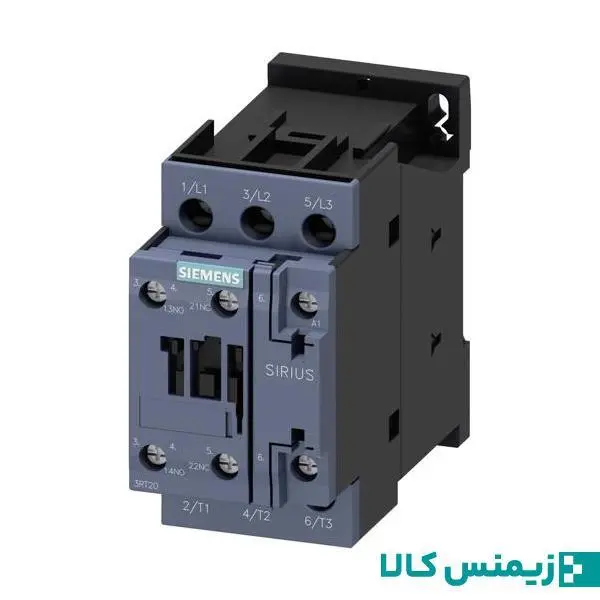 کنتاکتور 25 آمپر زیمنس با کد فنی 3RT2026-1AP00