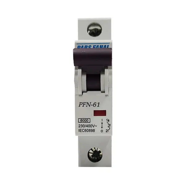 کلید مینیاتوری تک پل 25 آمپر با قدرت قطع 6KA پارس فانال مدل PFN-1P-C25 - 2