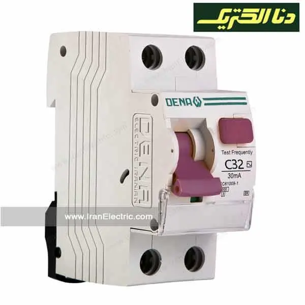 کلید محافظ جان ترکیبی الکترونیک  32 آمپر دنا الکتریک ایرانیان - 3