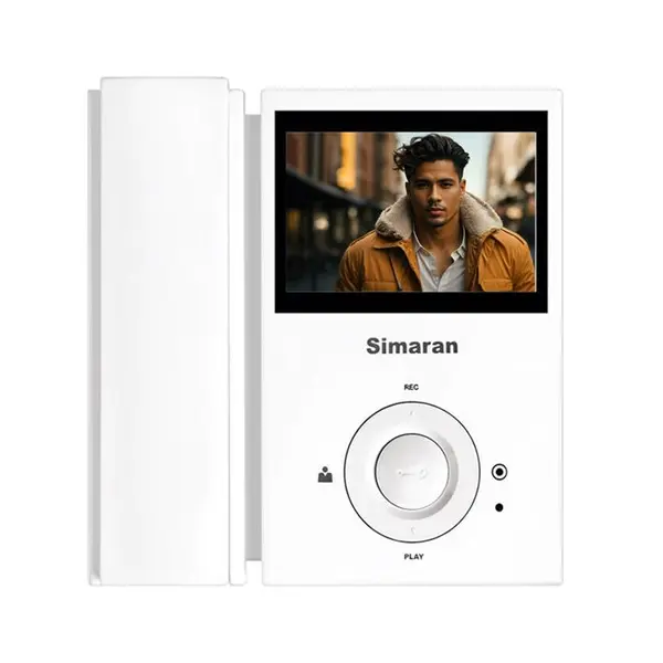 مانیتور دربازکن تصویری سیماران مدل 43FL به همراه محافظ ولتاژ مانیتور - 3