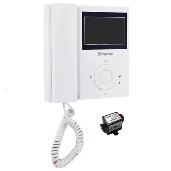 مانیتور دربازکن تصویری سیماران مدل 43FL به همراه محافظ ولتاژ مانیتور - 2