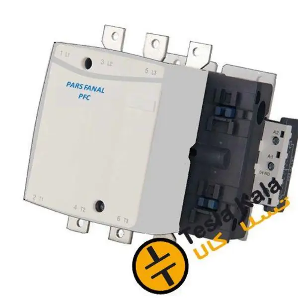 کنتاکتور پارس فانال، 500 آمپر، 265 کیلووات، بوبین AC ، مدل PFC-500 - 2