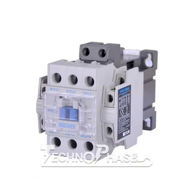 کنتاکتور پارس فانال، 50 آمپر، 22 کیلووات، بوبین AC ، مدل PFC-50 - 6