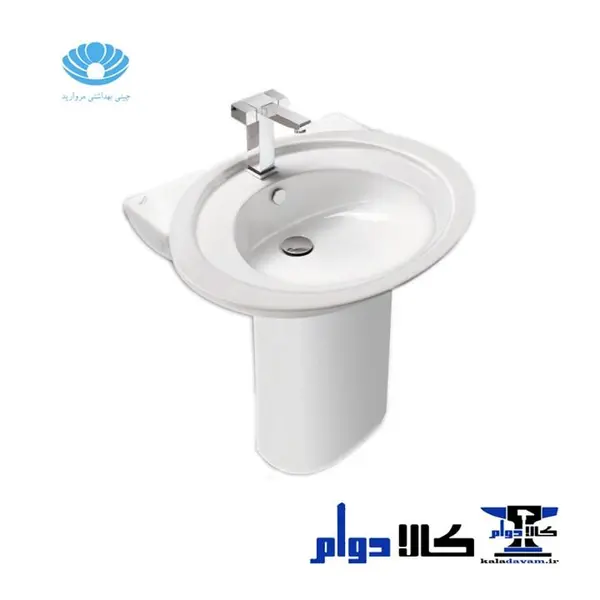روشویی پایه دار مروارید مدل کلاسیک 54 - 3