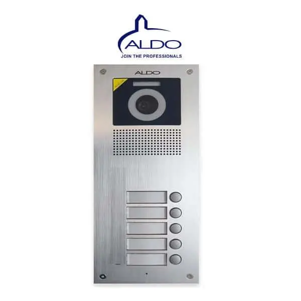 پنل آِیفون تصویری 5 واحدی آلدو AL-5UDC - 3
