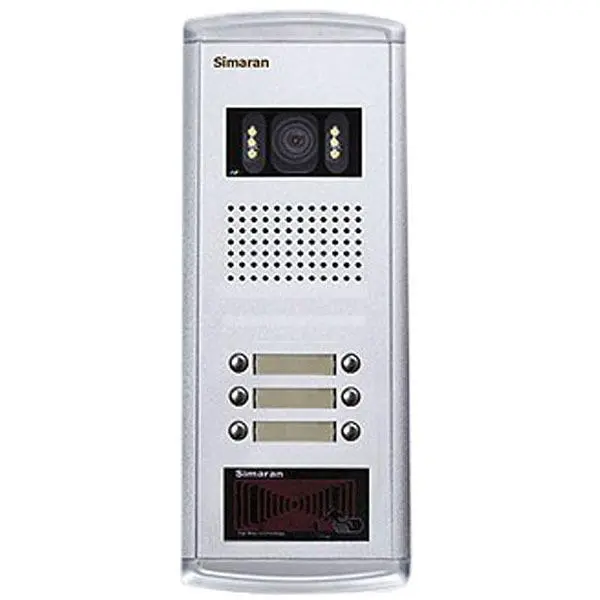 پنل آیفون تصویری سیماران مدل شش واحدی کارتی فراز Simaran VFEC6D/N - 2