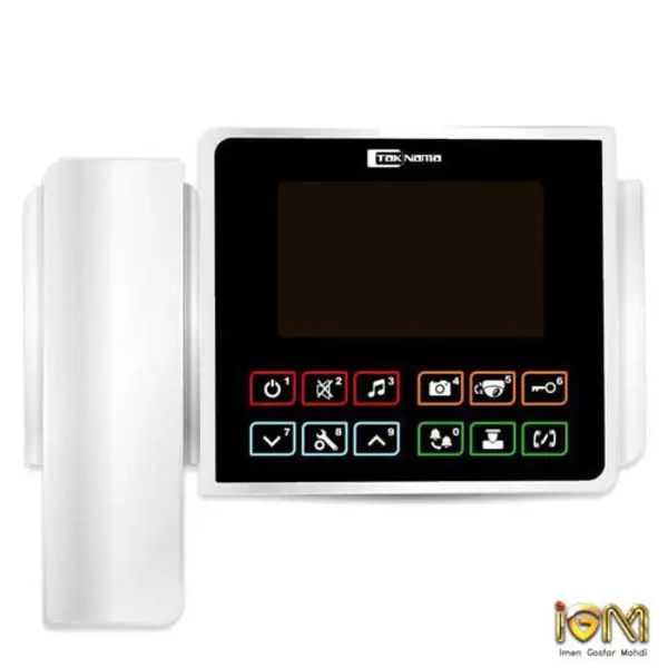 مانیتور آیفون تصویری تک نما مدل Takanama C43M(حافظه دار) - 5