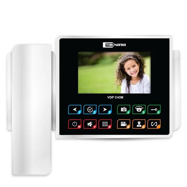 مانیتور آیفون تصویری تک نما مدل Takanama C43M(حافظه دار) - 2