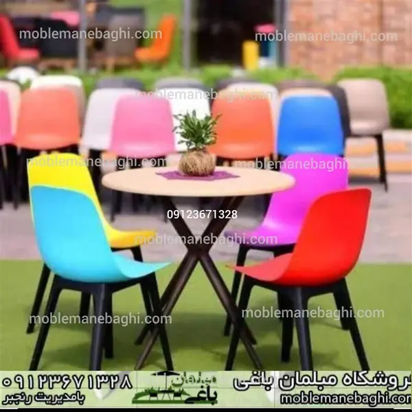 میز وصندلی پلیمری مدل تیکا - 2