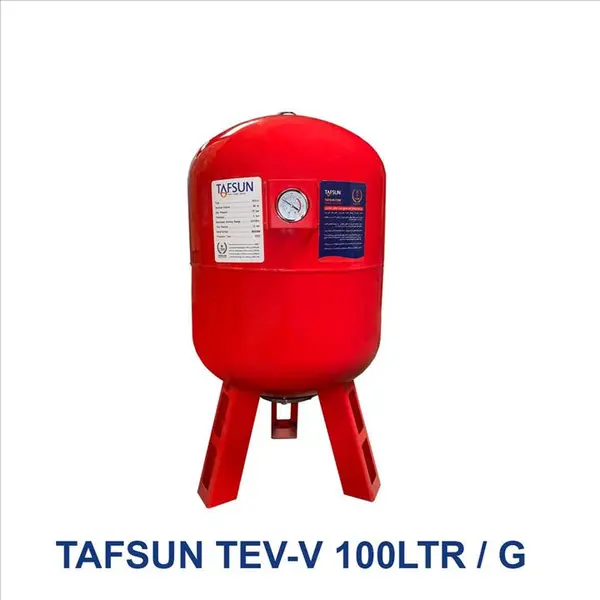 منبع تحت فشار 100 لیتری درجه دار تفسان مدل TAFSUN TEV-V 100LTR-G - 2