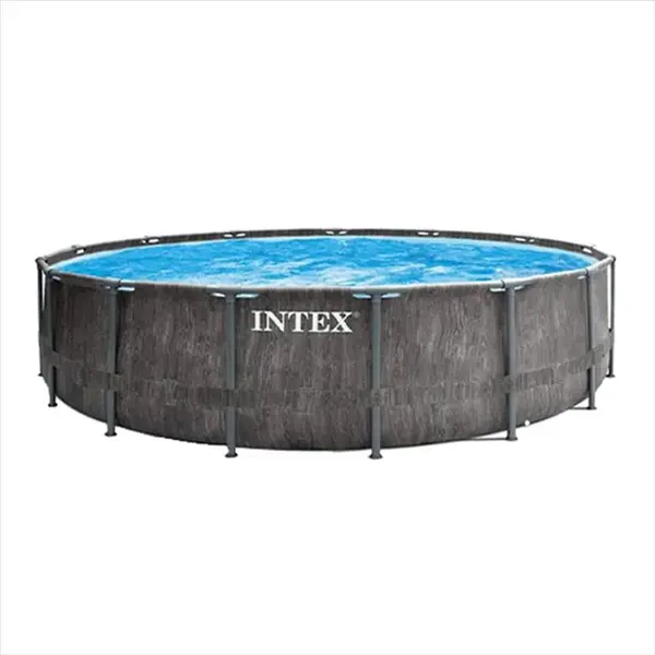 استخر پیش ساخته 122*457 طرح چوب خاکستری intex 26742 - 2